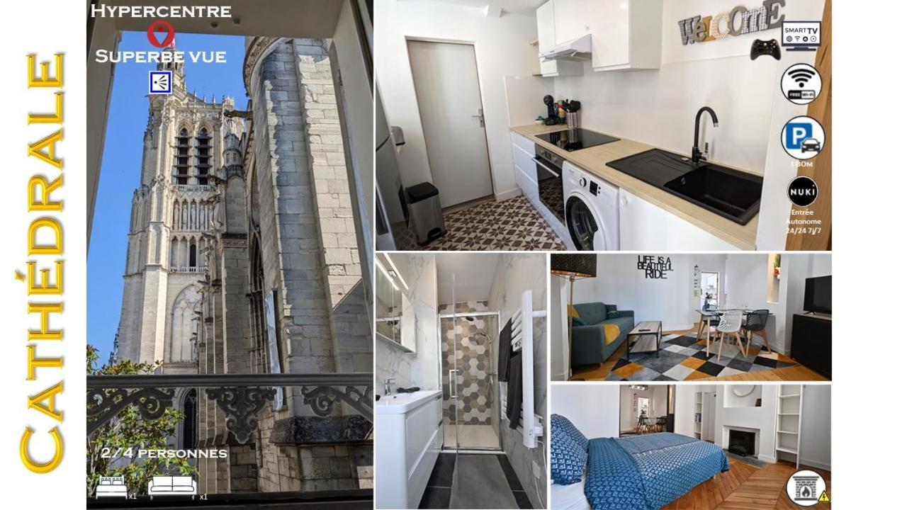 3 Appartements Premium Au Pied De La Cathedrale - Hypercentre サンス エクステリア 写真